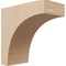 Ekena Millwork 5"W x 10"D x 10"H Classic Stockport Rough Cedar Woodgrain TimberThane Corbel, Primed Tan CORUR05X10X10STORCPR - alternate 1
